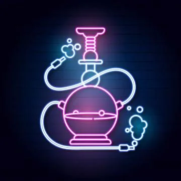 Hookah Vector Illustration Suitable For Greeting Card, Poster Or T-shirt Stockillustratie