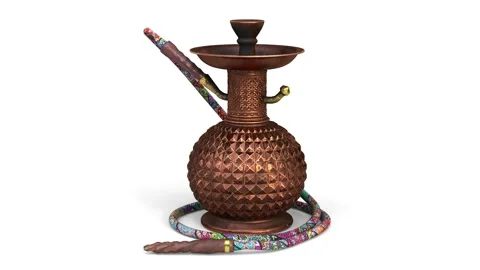 Hookah on white background Stock Footage 312883350
