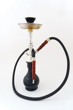 Hookah on a white background. Stock Photos