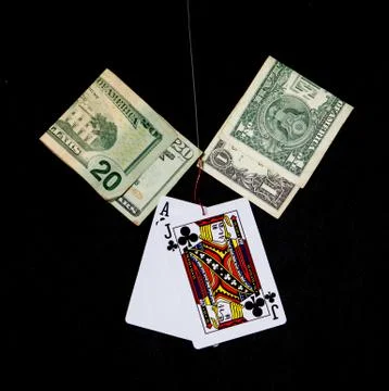 Hooked On Gambling 写真素材