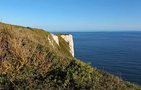 Hooken undercliff between Branscombe and Beer in Devon, England. Stock Photos