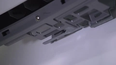 Hooking of the air conditioner split Stock Footage 148734464