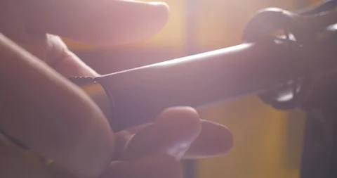 Hooking Up Microphone Stock Footage 89362912