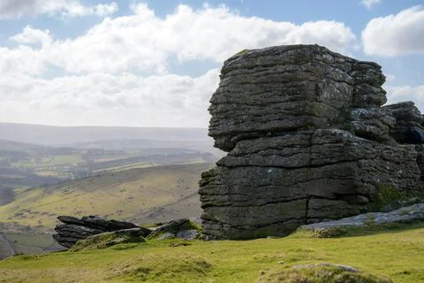 Hookney Tor, Dartmoor. Stock Photos