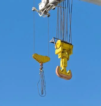 Hooks crane Stock Photos