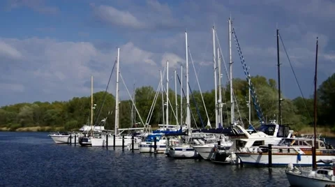 Hooksiel marina Stock Footage 60447383