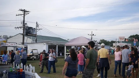 HOOKSTOWN PA - Circa August 24 2018 -A filler shot of a county fair ALT Version Stock Footage 94147329