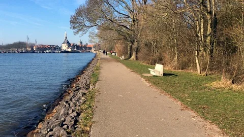 Hoorn Harbour 스톡 동영상 103508221