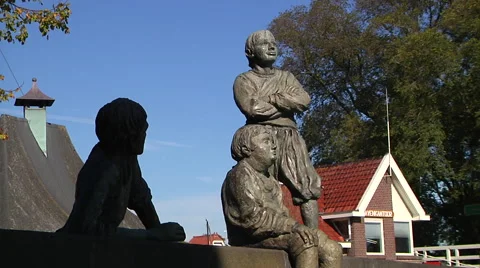 Hoorn Old harbor Stock Footage 55680093