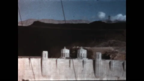 Hoover Dam 1958 Stock Footage 147102391