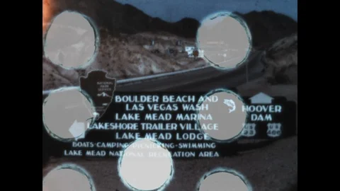 Hoover Dam 1961 Stock Footage 106102765