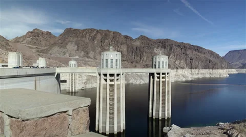 Hoover Dam 2015. 4K UHD. Stock Footage 46732896