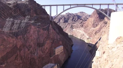 Hoover Dam - Bridge Stock Footage 41927963