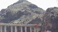 Hoover Dam Bypass Bridge 2010 - 3 - pan from N to AZ during keystone insertion HD Footage