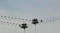Hoover Dam Bypass Bridge 2010 - 4 - zoom on super crane with keystone HD Footage