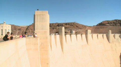 The Hoover Dam bypass under construction (2 of 4) Stock Footage 629575