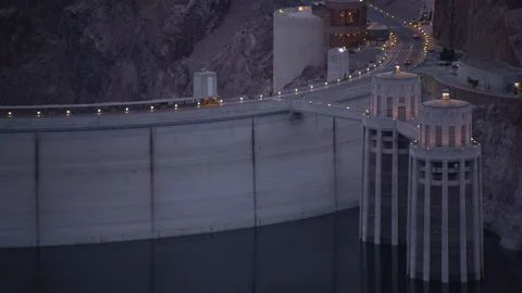 Hoover Dam CU Stock Footage 77853647
