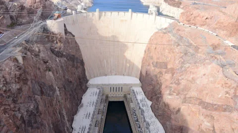 Hoover Dam Daytime Stock Footage 24848149