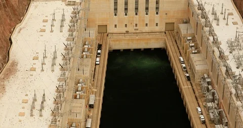 Hoover Dam engineering marvel on the Nev... | Stock Video | Pond5