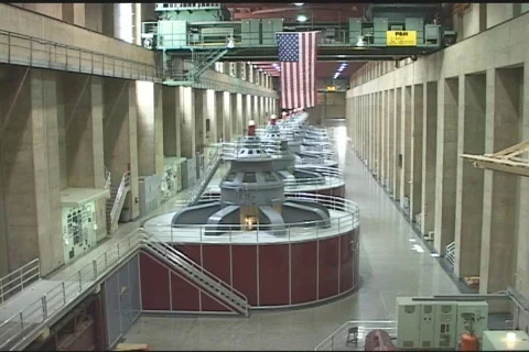 Hoover Dam Stock Footage 283434