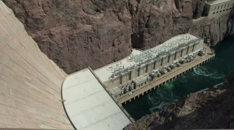 Hoover Dam Stock Footage