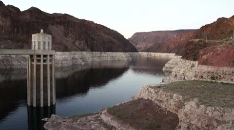 The Hoover Dam Stock Footage