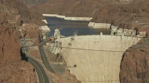 Hoover Dam Stock Footage