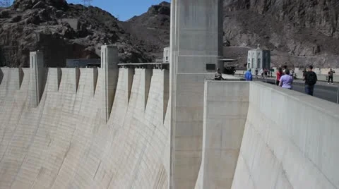 Hoover Dam Stock Footage 18436662
