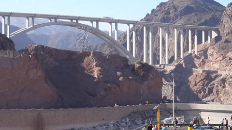 Hoover Dam Stock Footage 44743551