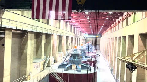 Hoover dam generator flag Видео 213265044