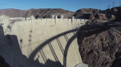 Hoover dam sunset Stock Footage 33992087