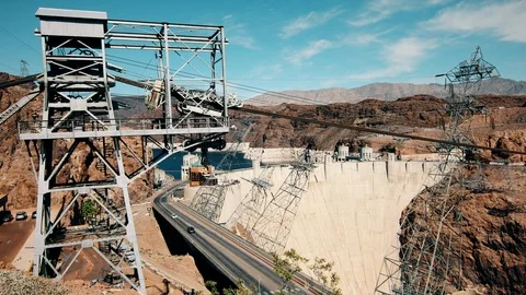 Hoover Dam time lapse 스톡 동영상 94036051