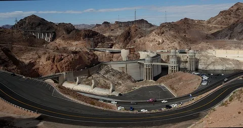 Hoover Dam Time Lapse Stock Footage 97353982
