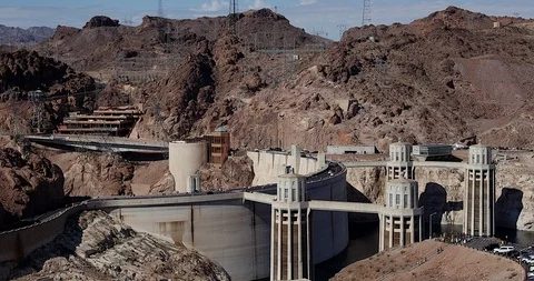 Hoover Dam Time Lapse Stock Footage 97362590