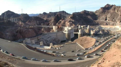 Hoover dam timelapse Stock Footage 640926