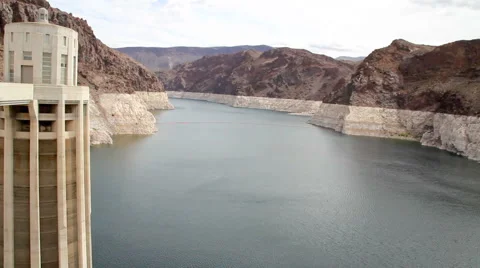 Hoover damn intake Stock Footage 5407278