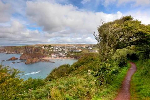 Hope cove, devon Stock Photos