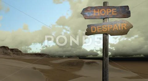 Hope - despair Stock Illustration