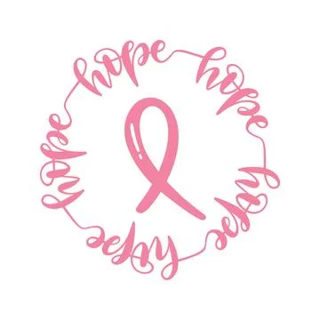 Hope monogram frame typography t-shirt design, tee print, t-shirt design Stock Illustration