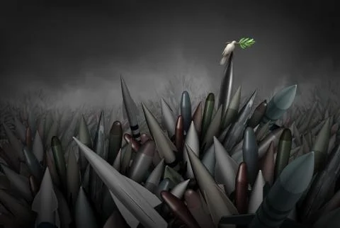 Hope For No War Illustrazione stock