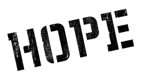 Hope rubber stamp Stock Illustration