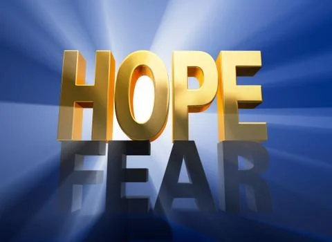 Hope triumphs Stock Illustration