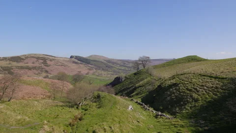 Hope Valley, Castleton, Derbyshire Stock Footage 307490999