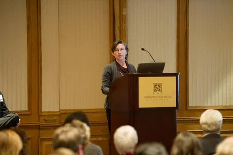 HOPE VI Program for public housing revitalization: panel discussion at L E... Stock Photos