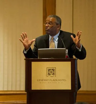 HOPE VI Program for public housing revitalization: panel discussion at L E... Stock Photos