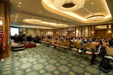 HOPE VI Program for public housing revitalization: panel discussion at L E... Stock Photos