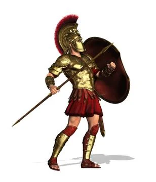 Hoplite Warrior Stock Illustration