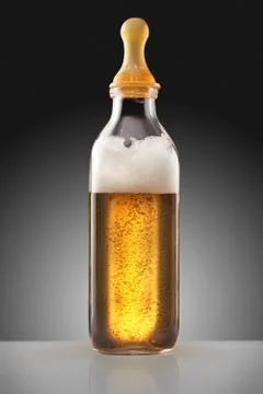 Hopped milk. Stock Photos