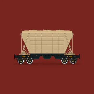 Hopper Isolated on Red Background 스톡 일러스트