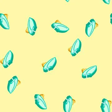 Hopper paintball game isometric icon seamless pattern Stock Illustration